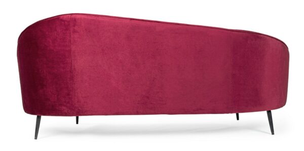 SERAPHIN 2-Sitzer Sofa weinrot – Bild 3