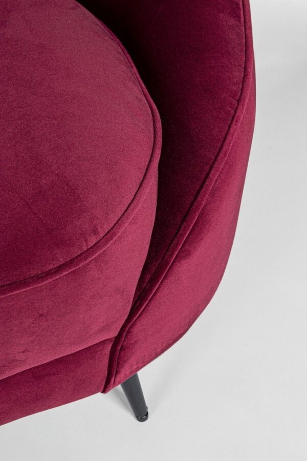 SERAPHIN 2-Sitzer Sofa weinrot – Bild 6