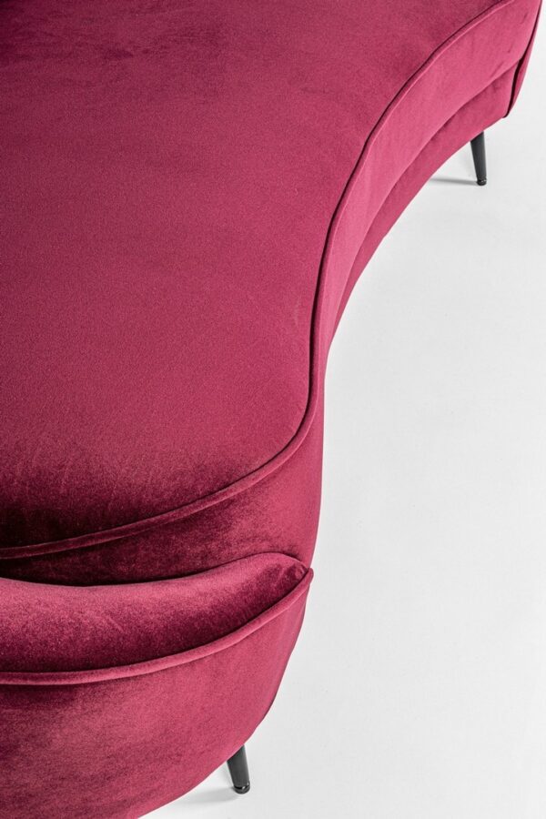 SERAPHIN 2-Sitzer Sofa weinrot – Bild 8
