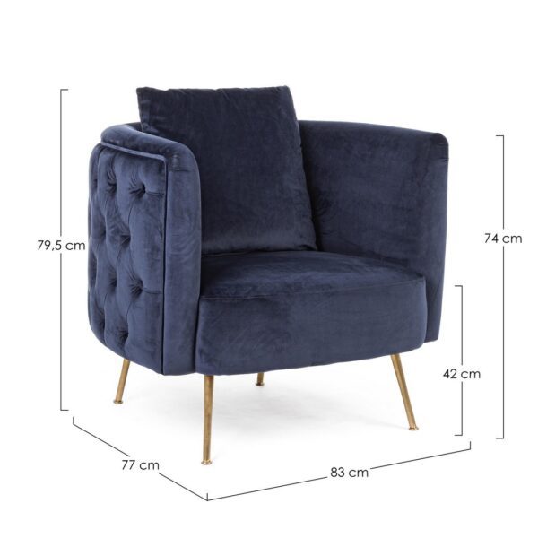 TENBURY Stuhl blau – Bild 10