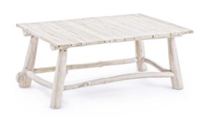 SAHEL Couchtisch 90 x 60 x H38 cm weiß