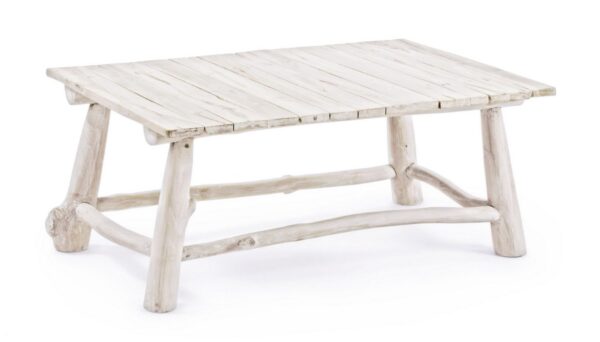 SAHEL Couchtisch 90 x 60 x H38 cm weiß