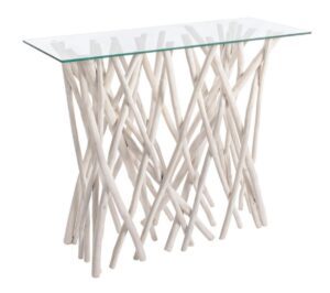 SAHEL Konsole 100 x 40 x H80 cm weiß