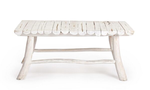 SAHEL Couchtisch 90 x 60 x H38 cm weiß – Bild 4