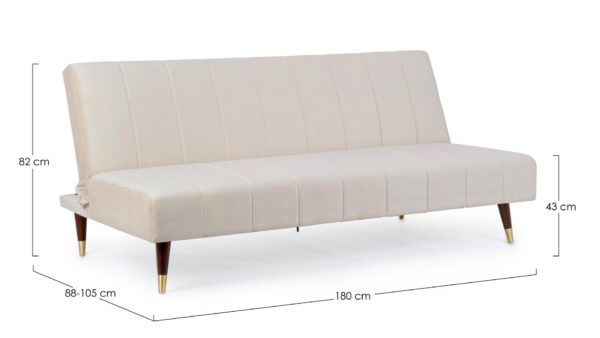 ALMA Schlafsofa beige – Bild 11
