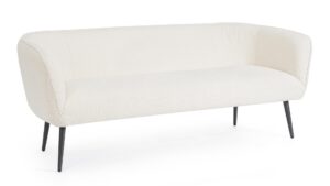 AVRIL 3-Sitzer Sofa weiß