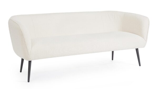 AVRIL 3-Sitzer Sofa weiß