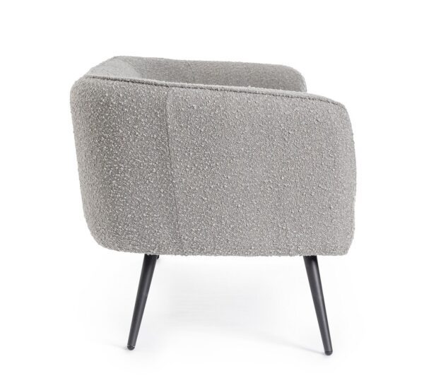 AVRIL 3-Sitzer Sofa grau – Bild 4