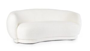 TECLA 2-Sitzer Sofa weiß