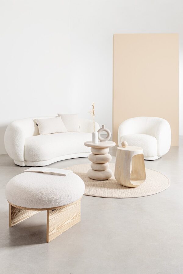 TECLA 2-Sitzer Sofa weiß – Bild 10