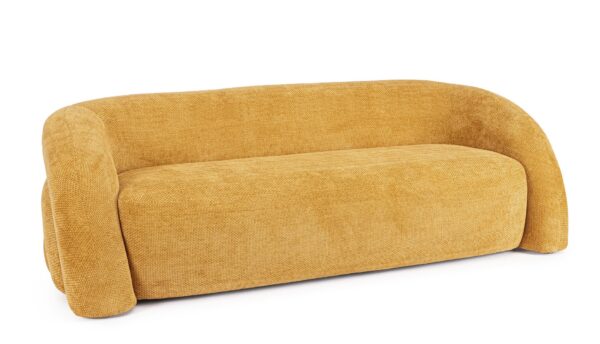 CLEMENCE 3-Sitzer Sofa senf