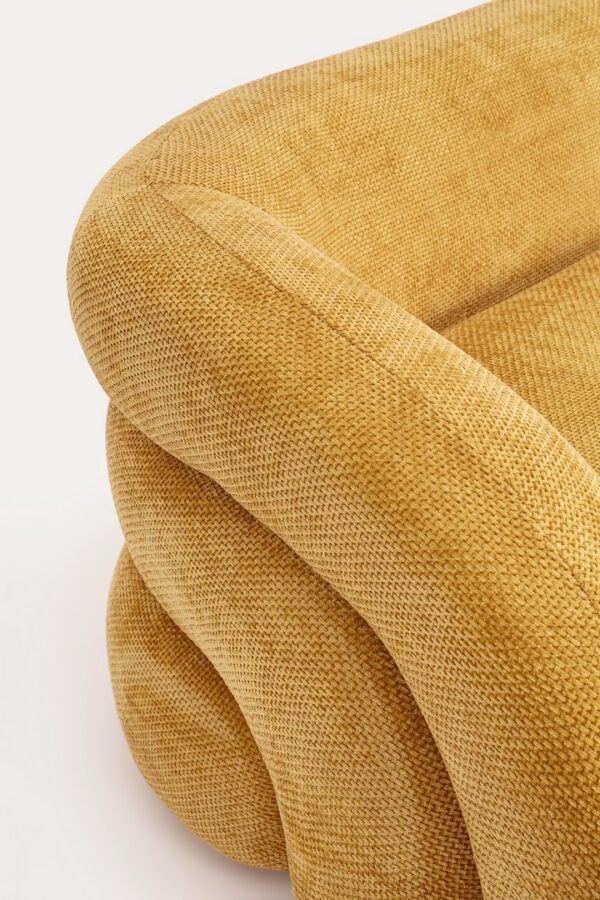 CLEMENCE 3-Sitzer Sofa senf – Bild 6