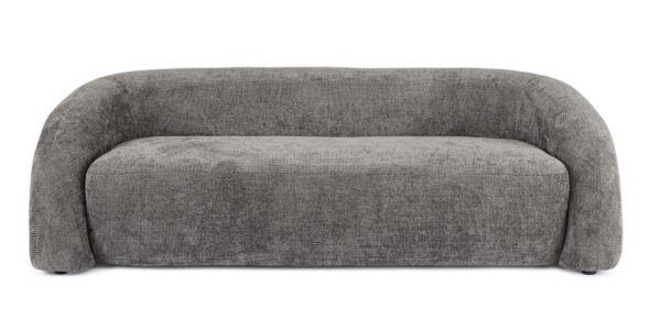 CLEMENCE 3-Sitzer Sofa dunkelgrau – Bild 2