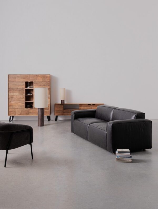 JOSEPH 3-Sitzer Sofa schwarz – Bild 5