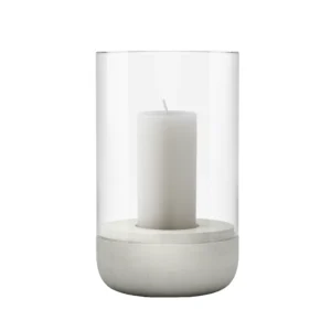 CALMA Windlicht M light grey