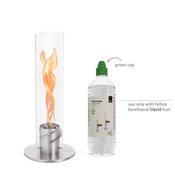 SPIN 900 Tischfeuer silber – Bild 2