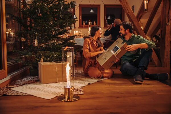 SPIN 1200 Tischfeuer gold – Bild 7