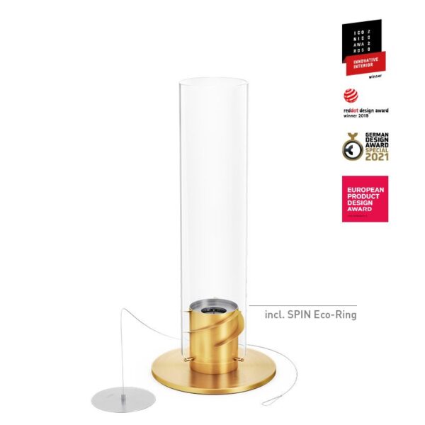 SPIN 1200 Tischfeuer gold – Bild 3