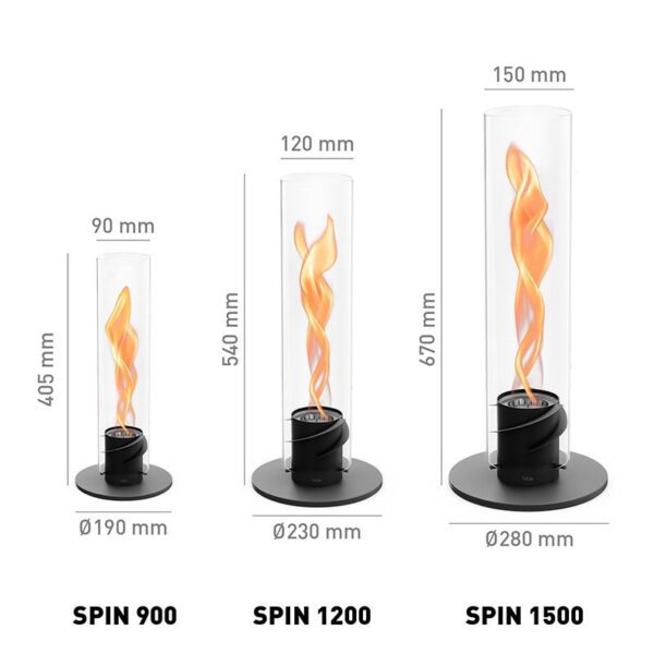 SPIN 1500 Standfeuer schwarz – Bild 3