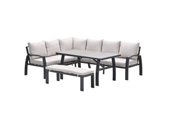 Vasano Lounge carbon black / desert sand / slate grey ceramic glass – Bild 4