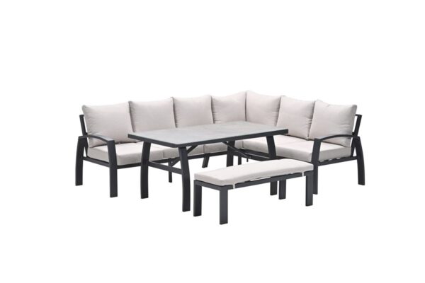 Vasano Lounge carbon black / desert sand / slate grey ceramic glass