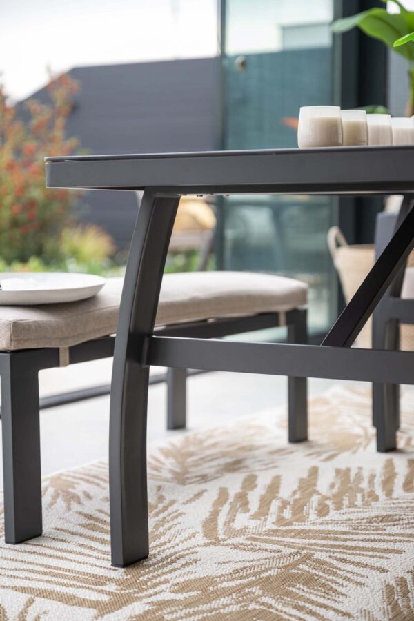 Vasano Lounge carbon black / desert sand / slate grey ceramic glass – Bild 7