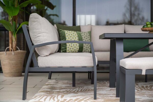 Vasano Lounge carbon black / desert sand / slate grey ceramic glass – Bild 9