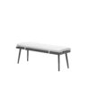 Barcelona Bank 120 x 40 x H43.5 cm carbon black / valley sand