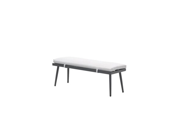 Barcelona Bank 120 x 40 x H43.5 cm carbon black / valley sand