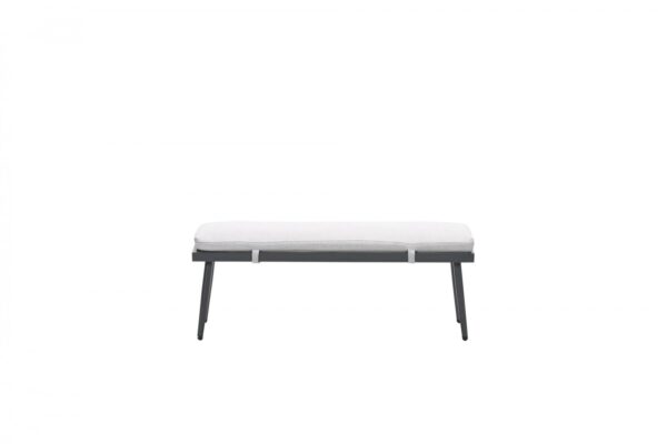 Barcelona Bank 120 x 40 x H43.5 cm carbon black / valley sand – Bild 3