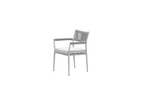 Barcelona Stuhl taupe / rope grey sand / valley sand