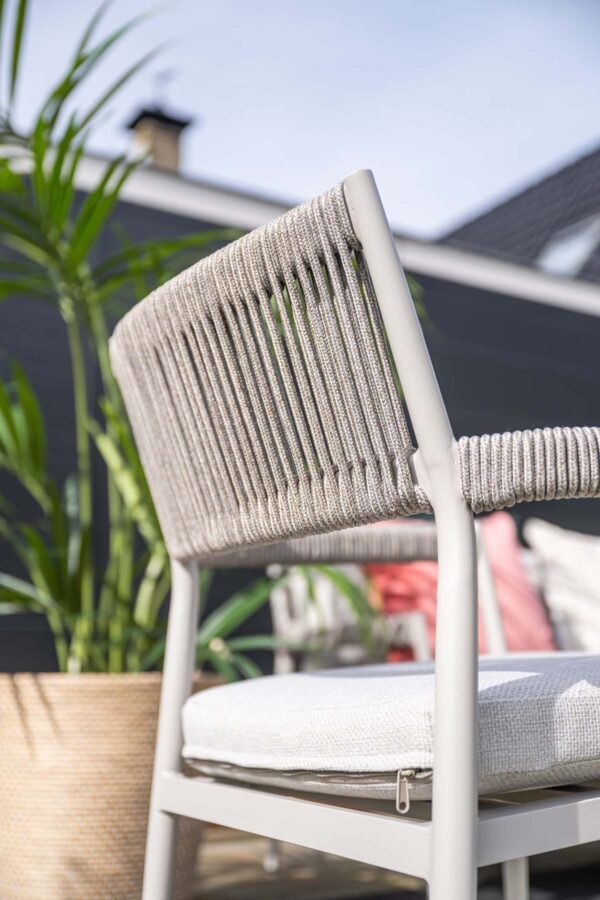 Barcelona Stuhl taupe / rope grey sand / valley sand – Bild 6
