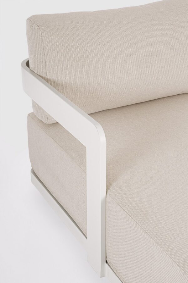 MARIEL Lounge weiß / sand – Bild 11