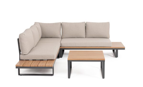 ZELMAR Lounge anthrazit / beige – Bild 2