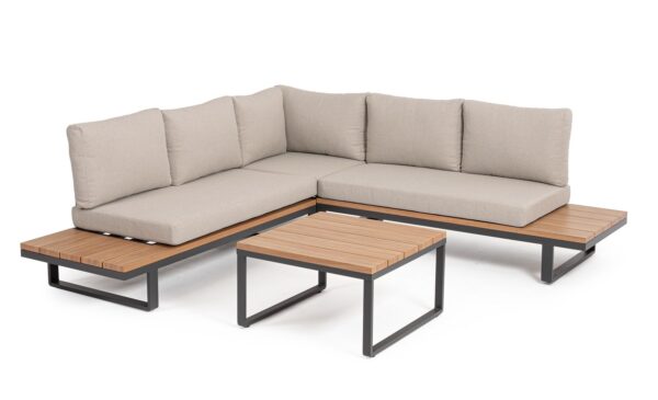 ZELMAR Lounge anthrazit / beige
