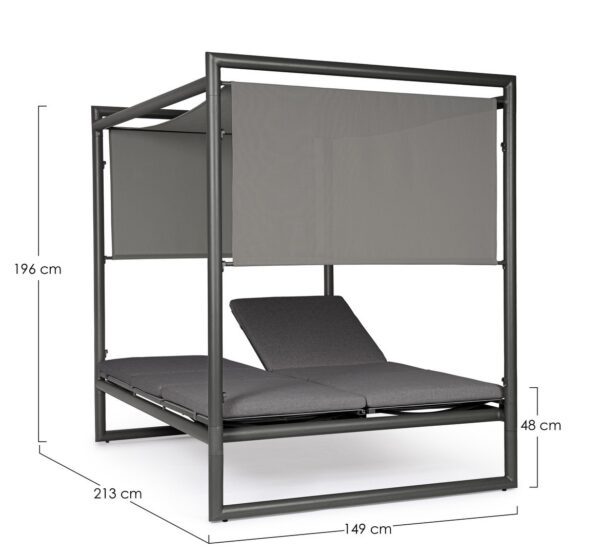 KONNOR Daybed anthrazit – Bild 13