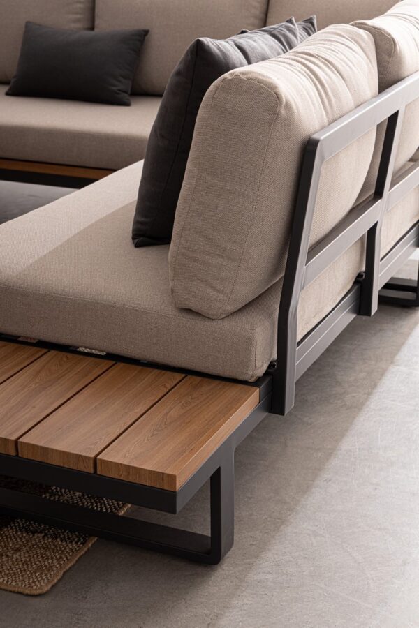 ZELMAR Lounge anthrazit / beige – Bild 13