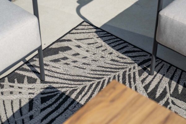 Lisboa Lounge carbon black / desert sand / light teak look – Bild 13