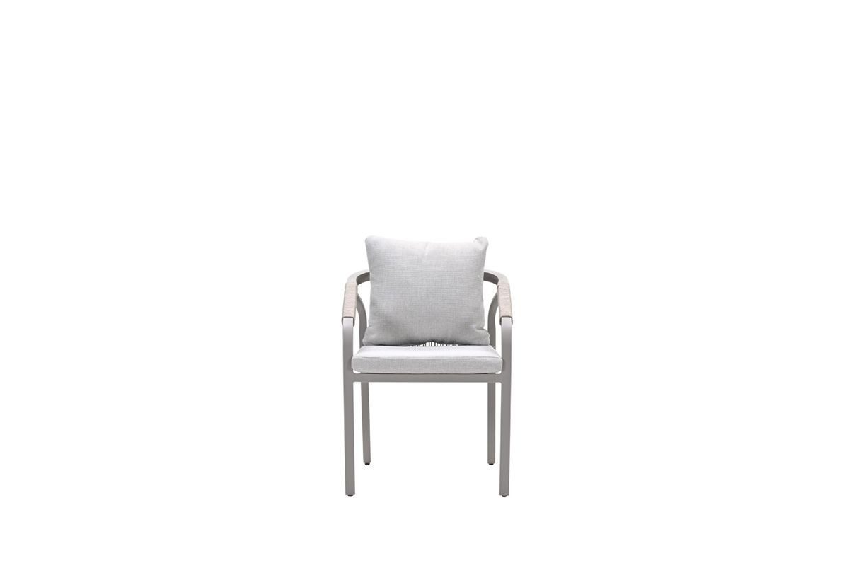 Monti Dining Stuhl taupe / rope dakar sand / valley sand – Bild 2