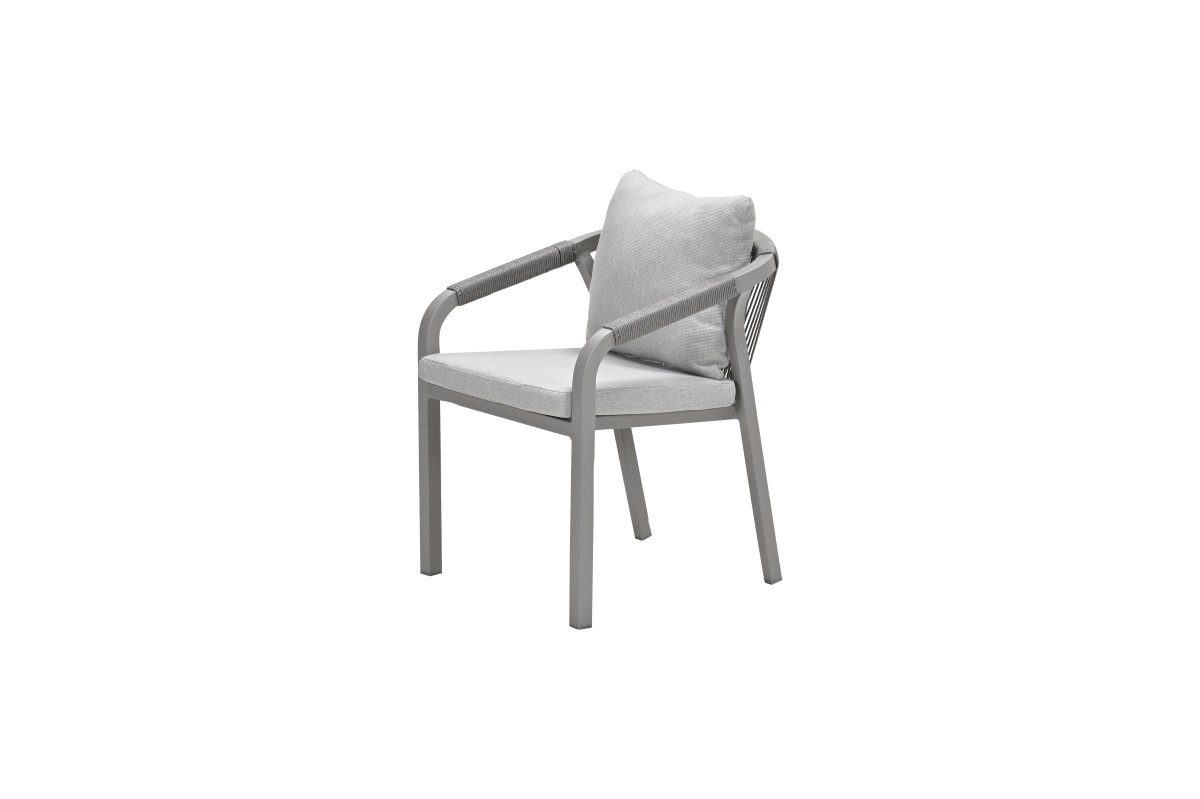Monti Dining Stuhl taupe / rope dakar sand / valley sand