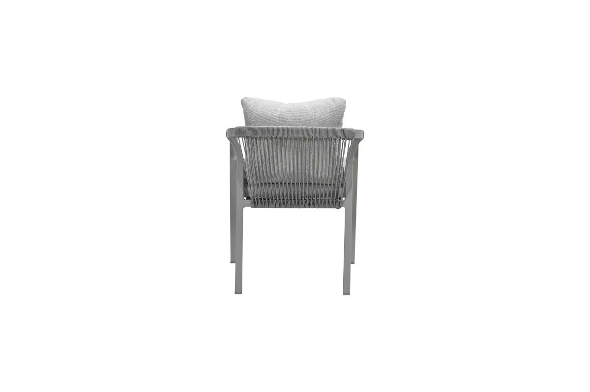 Monti Dining Stuhl taupe / rope dakar sand / valley sand – Bild 5