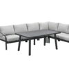 Monti Lounge carbon black / rope taupe / valley sand