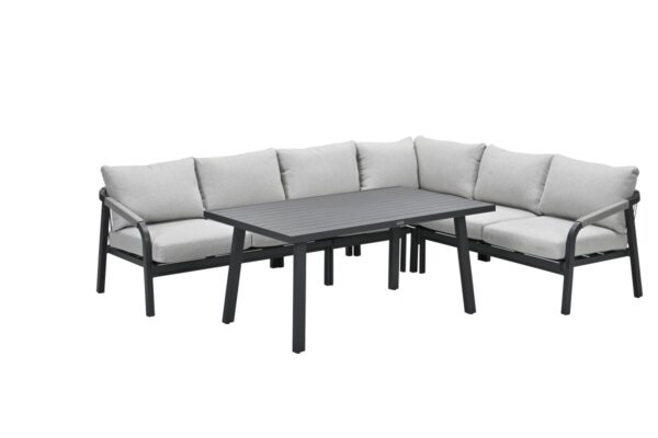 Monti Lounge carbon black / rope taupe / valley sand