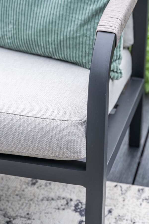 Monti Lounge carbon black / rope taupe / valley sand – Bild 6