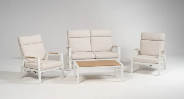 Ägäis Lounge weiß / beige – Bild 3