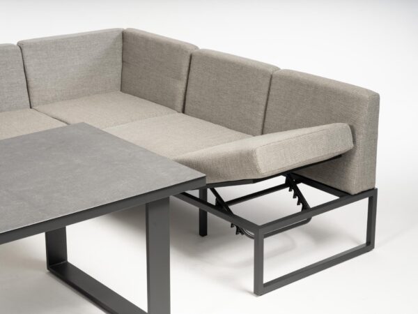 Leyla Lounge anthrazit / hellgrau – Bild 3