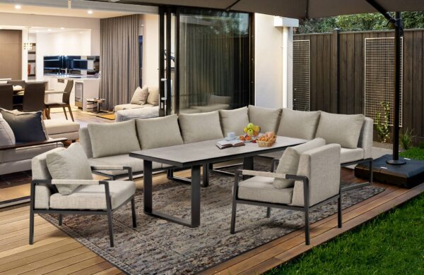 Leyla Lounge anthrazit / hellgrau – Bild 2
