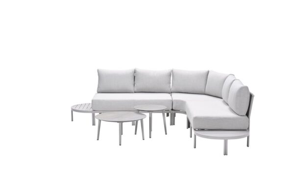 Frigole Loungeset taupe / sand / valley sand / slate grey keramisch glas – Bild 3