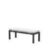 Elati Bank 120 x 45 x H42 cm carbon black / valley sand