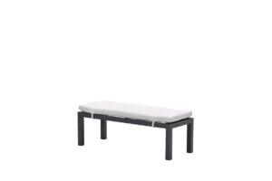 Elati Bank 120 x 45 x H42 cm carbon black / valley sand
